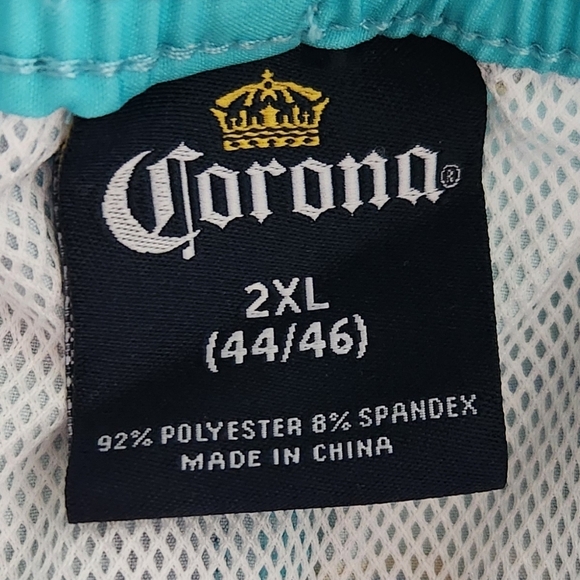 ๐๏ธ Corona Tropical Board Shorts โ Menโs 2XL 44/46, NWT, Beach Swim Trunks - Picture 12 of 16